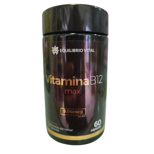 Vitamina B12 60 cápsulas Equilíbrio - Suporte Energético Essencial