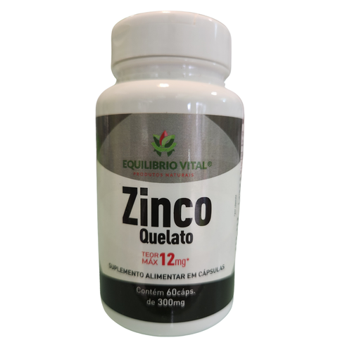 Zinco 60 cápsulas Equilíbrio - Fortaleça Seu Sistema Imune