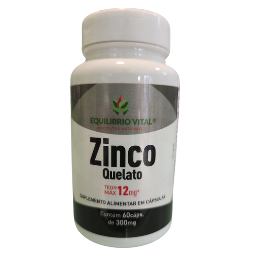 Zinco 60 cápsulas Equilíbrio - Fortaleça Seu Sistema Imune