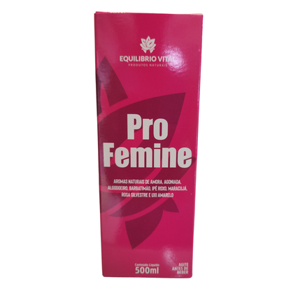 Pro Femine 500ml Equilíbrio Vital - Suporte Natural para a Saúde Feminina