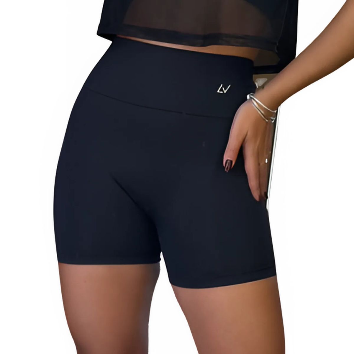 Conjunto Top e Shorts Frente Lisa Movement L'evo